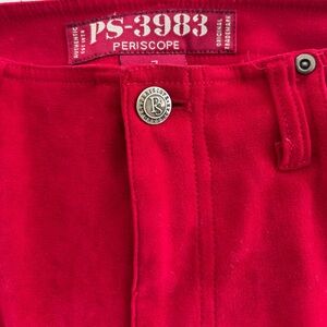Periscope Women's Red Boot Cut Pants